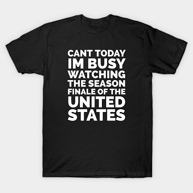 United States Season Finale T-Shirt by Red Wolf Rustics And Outfitters
